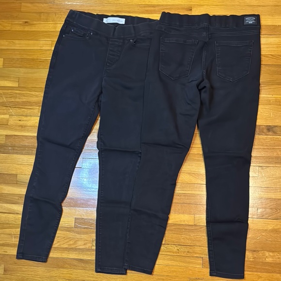 Signature by Levi Strauss Denim - Signature by Levi Strauss Black Skinny Jeans Timeless Style (2 pair)